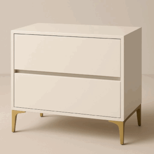 Bed Side Pedestal ( Cream)