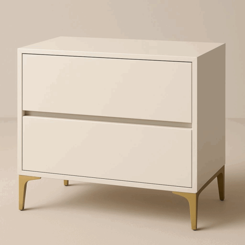 Bed Side Pedestal ( Cream)