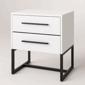 Bed Side Pedestal (White)