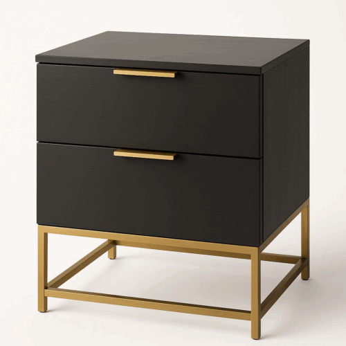 Bed Side Pedestal (Black)