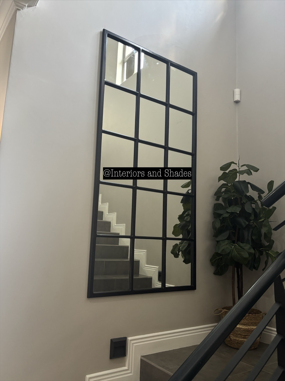 Window Small Box Mirror Steel Frame Window Box Mirror H2m x W1m – Interiors & Shades Furniture ...